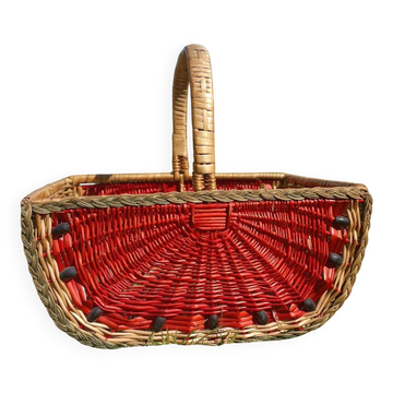 Retro Watermelon Basket