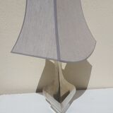 Lampe acier inoxydable années 70 design
