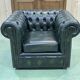 Chesterfield leather armchair from the 70s