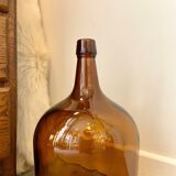 Amber glass cylinder