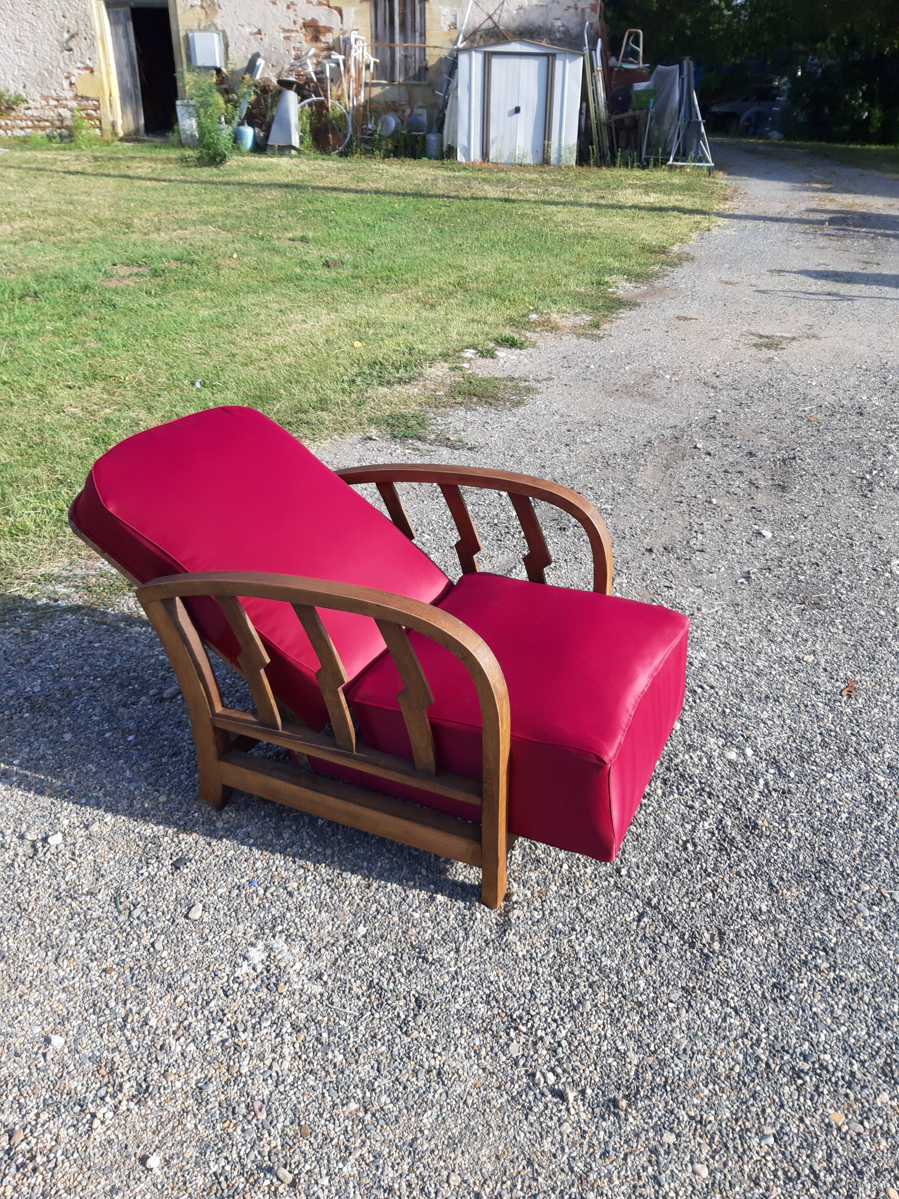 Fauteuil club dit " Maurice " des années 30