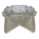 Empty geometric art deco ashtray pocket