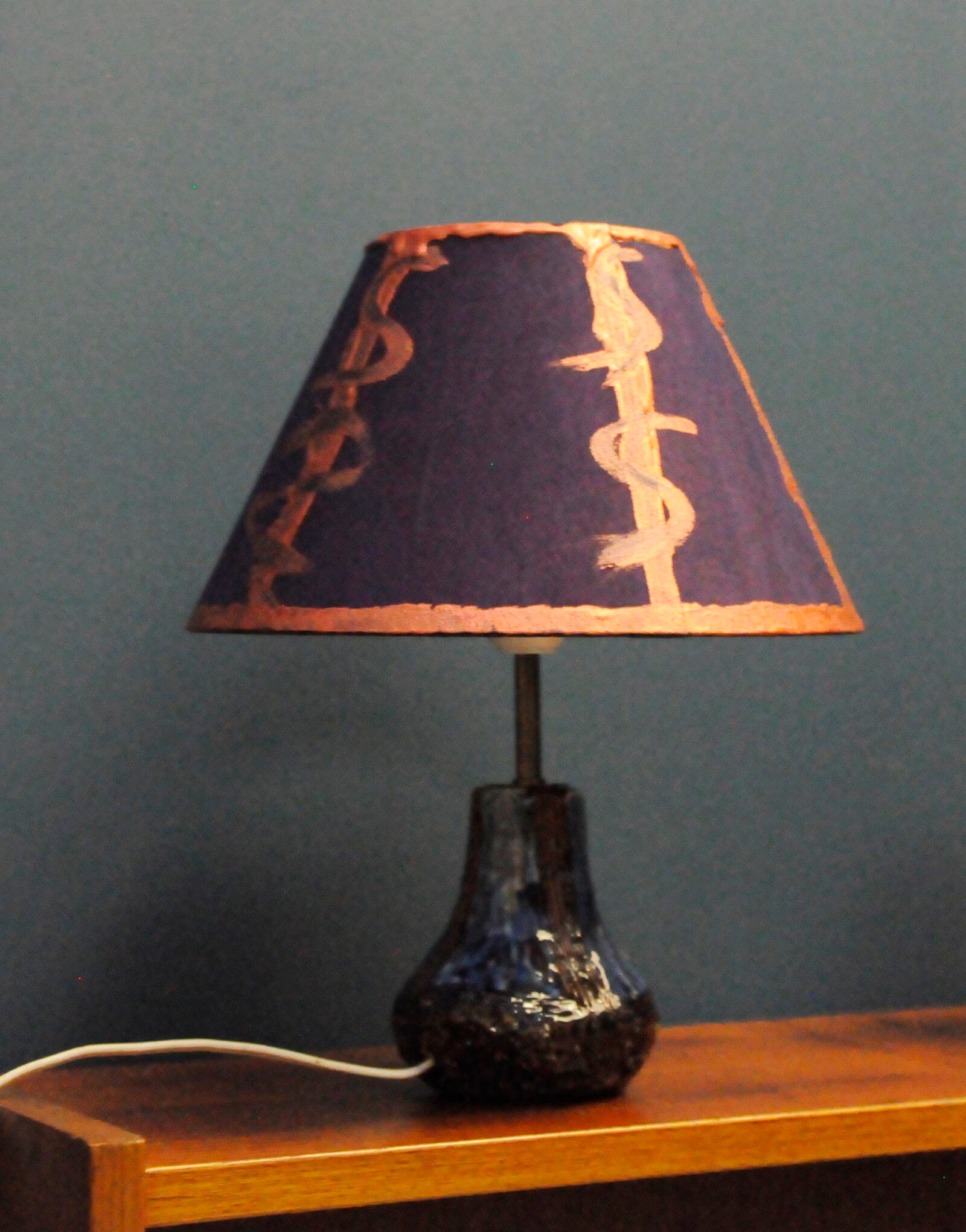 Scandinavian ceramic lamp