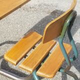 Vintage 1-seater school desk 50