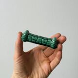 5 porte-couteaux en céramique verte