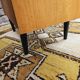 Pair of vintage 1970 blond wood bedside tables