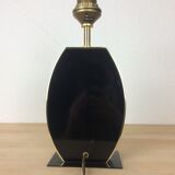 Brass and black lamp foot
