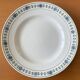 Antique flat earthenware plates from Saint-Amand (North)
