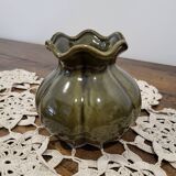 Vase vert en céramique
