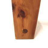 Minimalist pine bench, Sweden, 1970