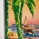 Mediterranean City, Oil on panel, signed Jean-Noël Zanetti 89