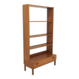 Scandinavian teak bookcase, Sweden, 1960