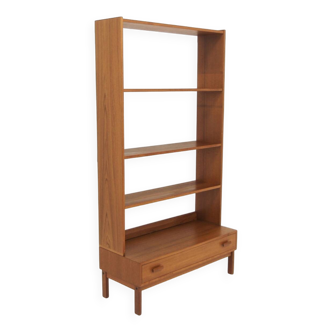 Scandinavian teak bookcase, Sweden, 1960