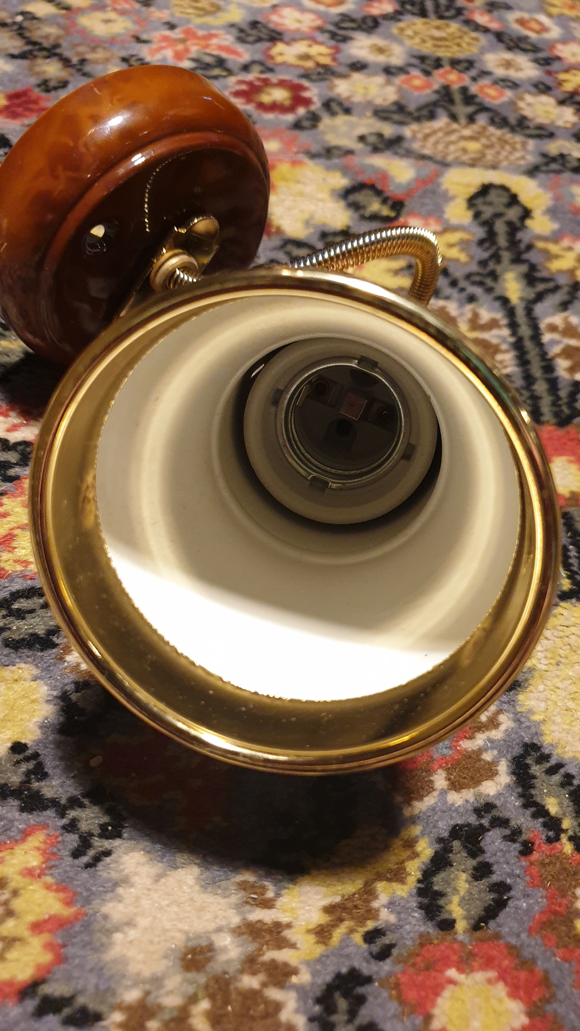 Wall lamp and wall spot seventies