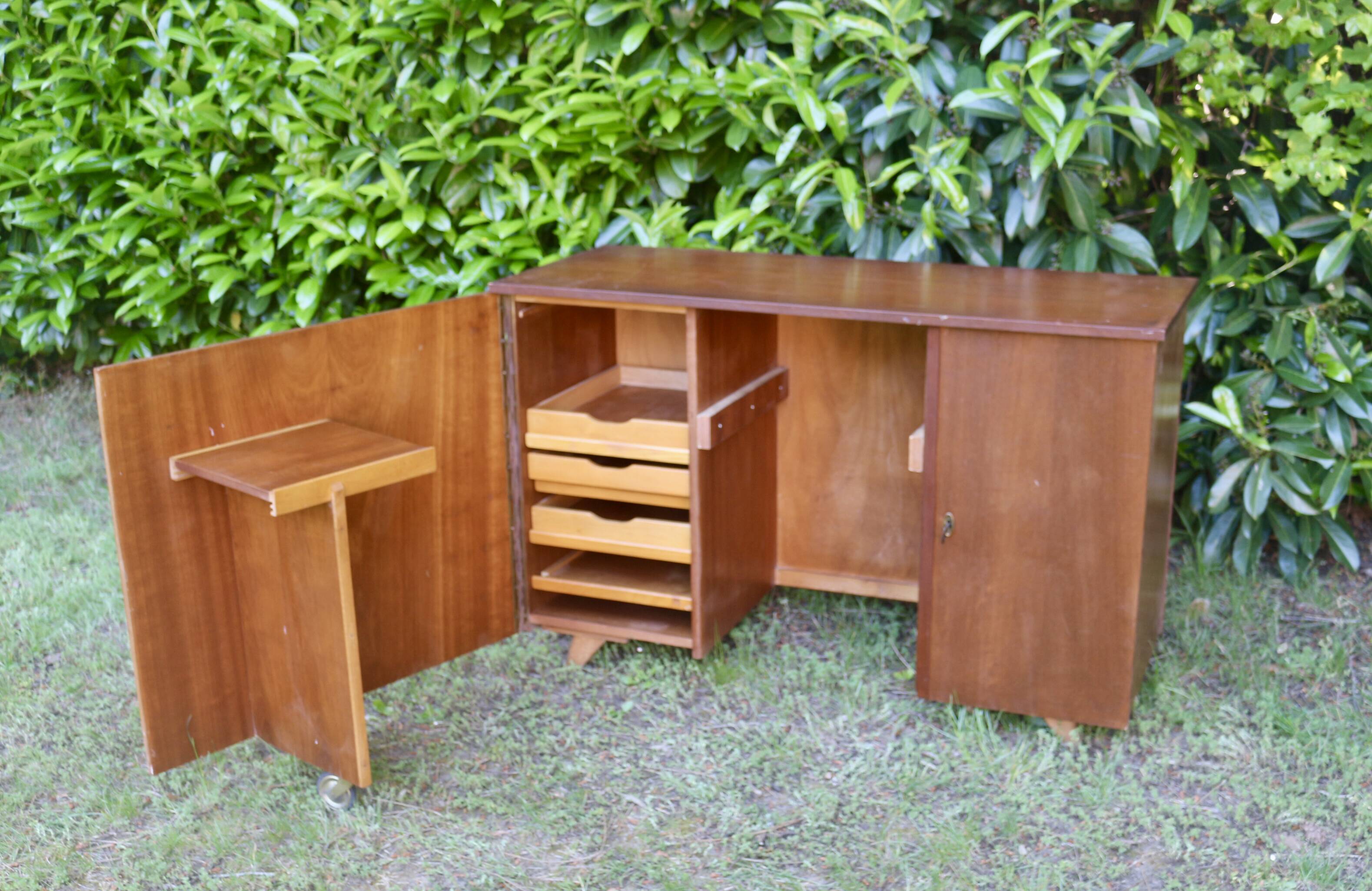 Magic Box desk by Mummenthaler and Meier, Switzerland, 1960s.