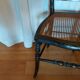 Chaise Napoleon III authentique assise cannage
