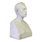 Buste masculin en marbre de Carrare XIXème siècle