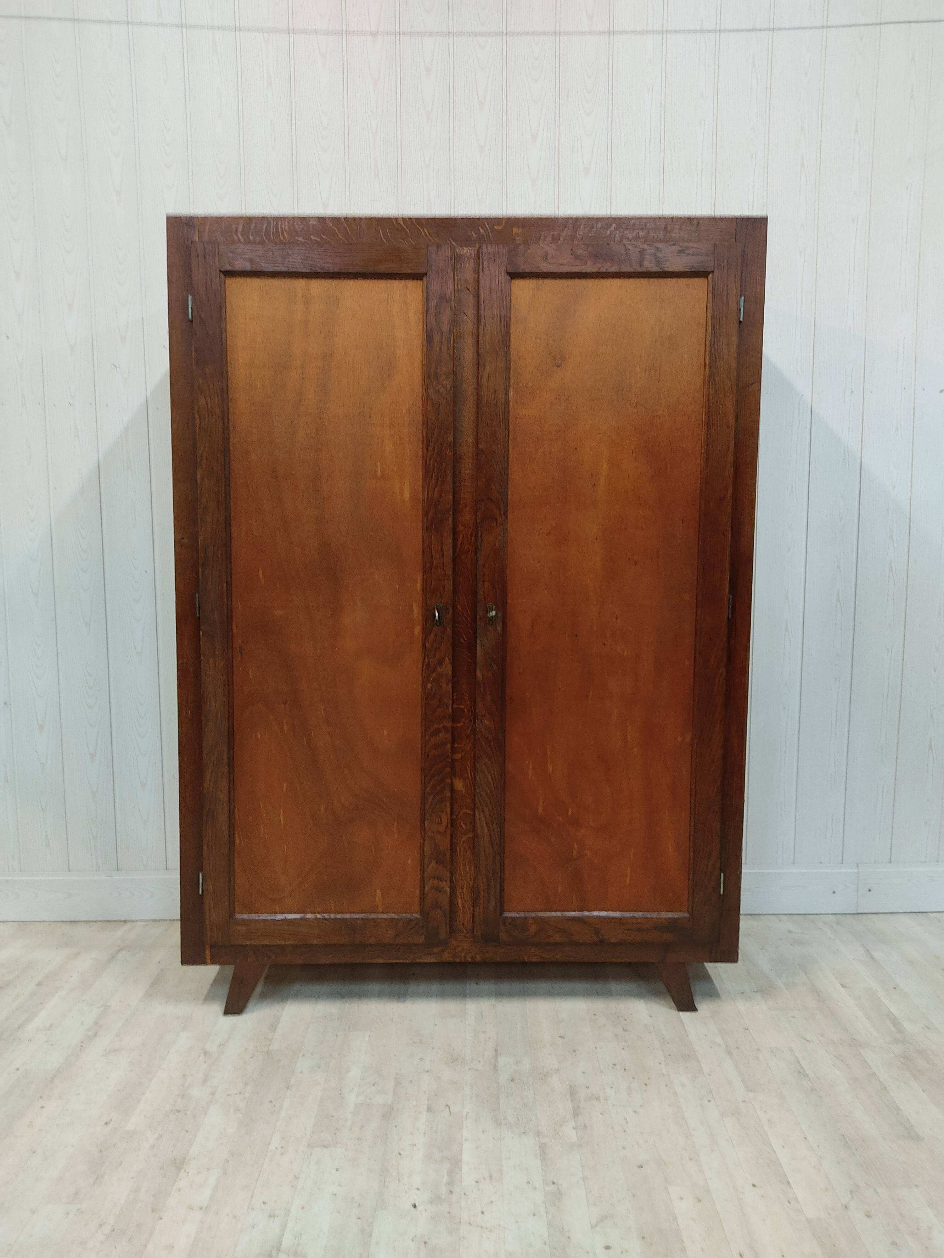 Vintage compass feet cabinet