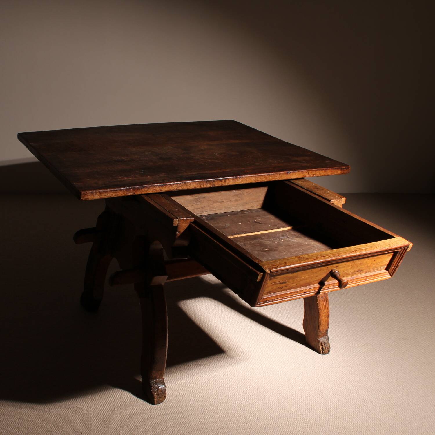 Table de ferme rustique 'Jogltisch' en chêne massif | Région alpine