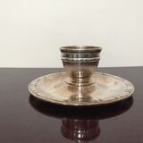 Silver metal egg cup