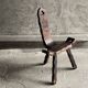 Brutalist tripod chair