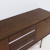 Dutch Minimalist Wenge Wooden Sideboard by Tijsseling 1970s