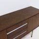 Dutch Minimalist Wenge Wooden Sideboard by Tijsseling 1970s