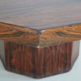 Octagonal dining ore conference table with drawers