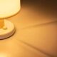 Mushroom table lamp, space age design, Italian 1970s.
