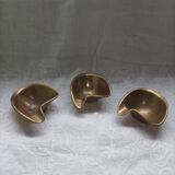 Suite de cendriers design bronze