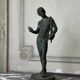 Bronze Narcissus after the antique, excavation patina, 19th century