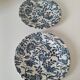 Churchill English Plates Duo – Blue Floral Pattern