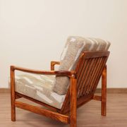 Vintage armchair with cushions, designed by Zenon Bączyk, Poland, 1960s.