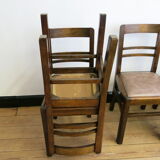 Set of four mid-century chairs