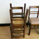 Ensemble de quatre chaises mid-century