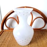 Vase en verre opalin aux étoiles