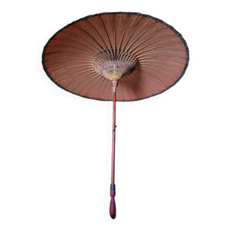 Red Asian umbrella