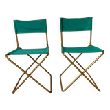 Pair of camping chairs