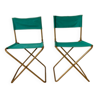 Paire de chaises de camping