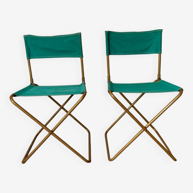 Pair of camping chairs