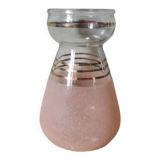 Vintage granite glass bulb vase