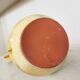 Handmade Ceramic Pitcher: 1970s LKC Pottery, Yellow Brown Glaze