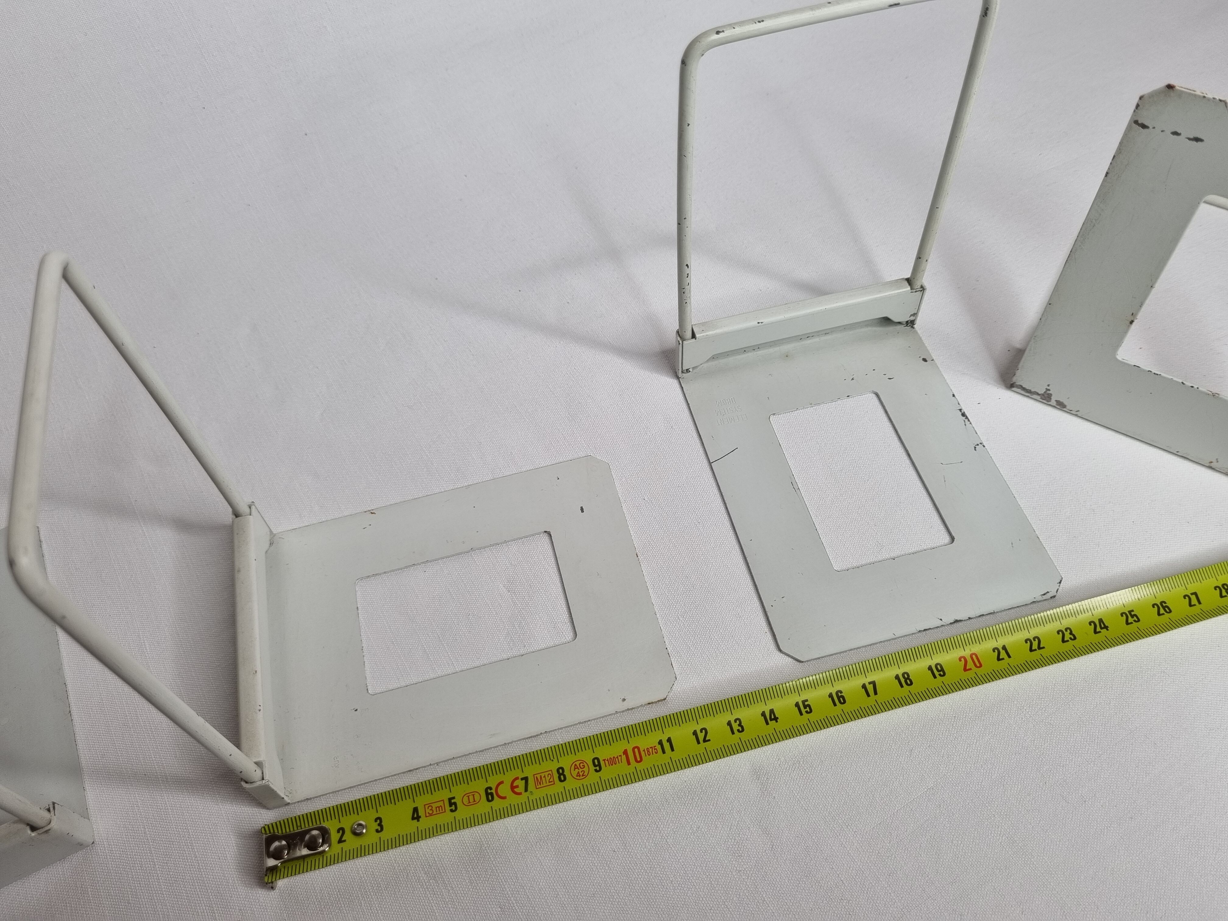 Two pairs of vintage book greenhouse "Element System", West Germany, 80s