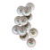 Set of 12 vintage soup plates - Les Roses -