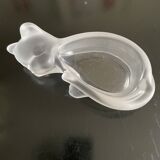 Empty frosted crystal cat pocket