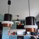2 Locarno pendant lights by Louis Kalff for Philips