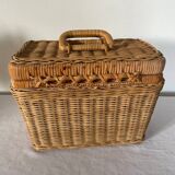 Old rattan basket