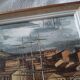 Tableau bernard buffet , marseille , bateaux dans le vieux port , edition braun