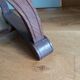 Armchair Curule Dagobert wood and rattan canning