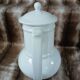 White ceramic coffee pot